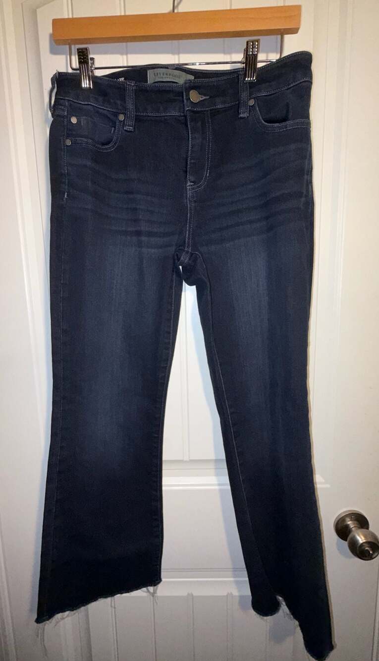 Liverpool Los Angeles Eco Logical Crop Flare Jeans